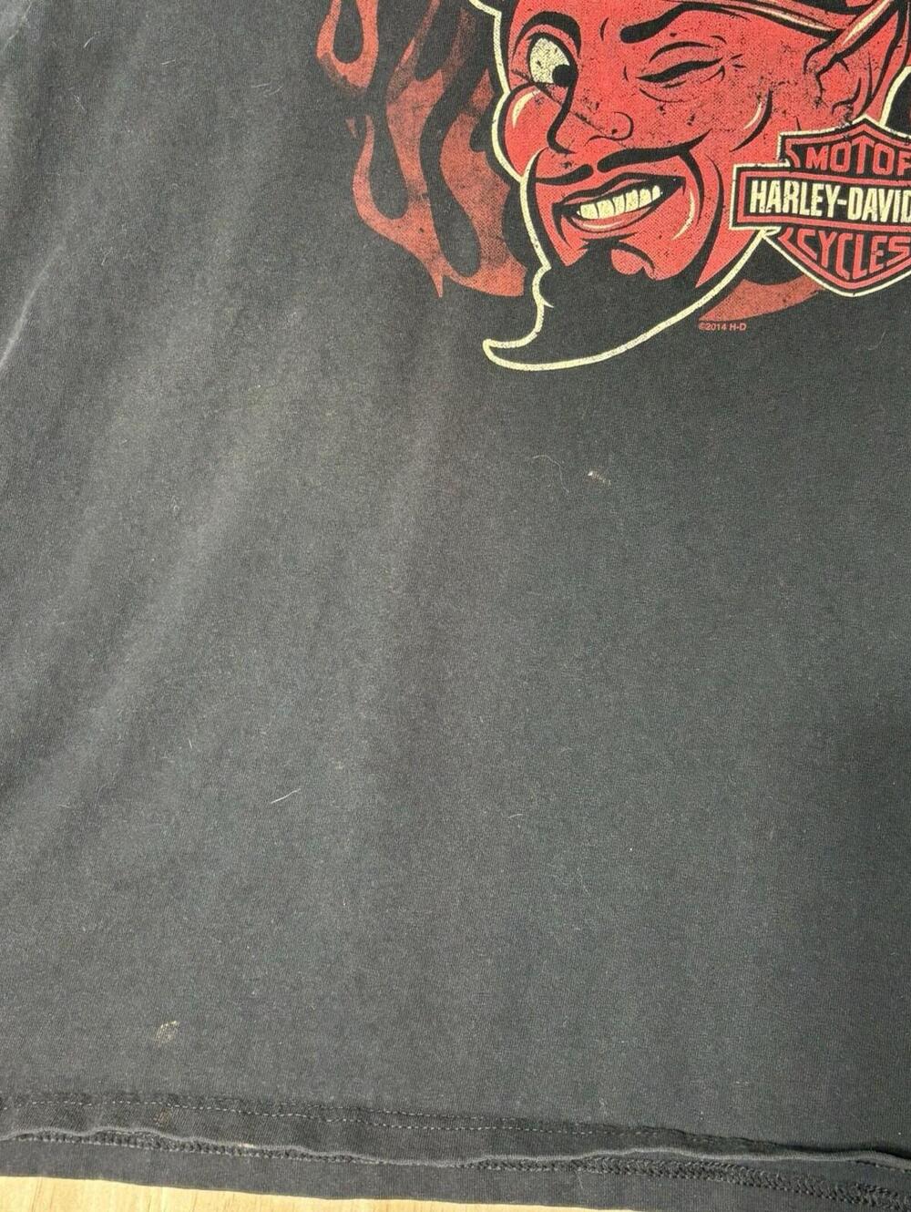Harley-Davidson Motorcycle Original Rebels Devil T-shirt XL Cleveland Ohio - Picture 5 of 8